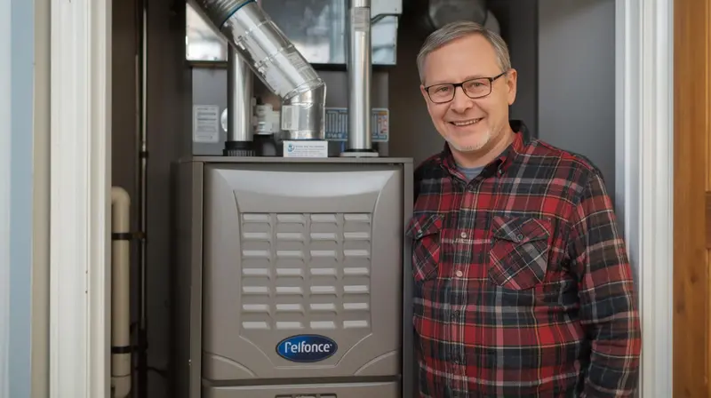 Customer service representative helping a client with HVAC questions
